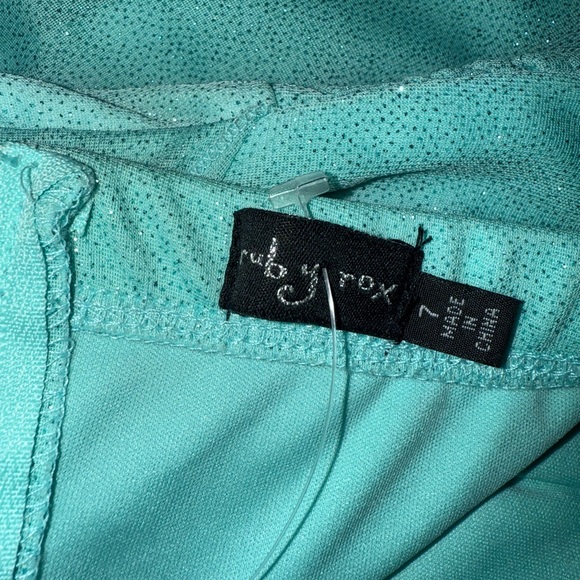 Ruby Rox Aqua High Low Dress - Picture 4 of 4